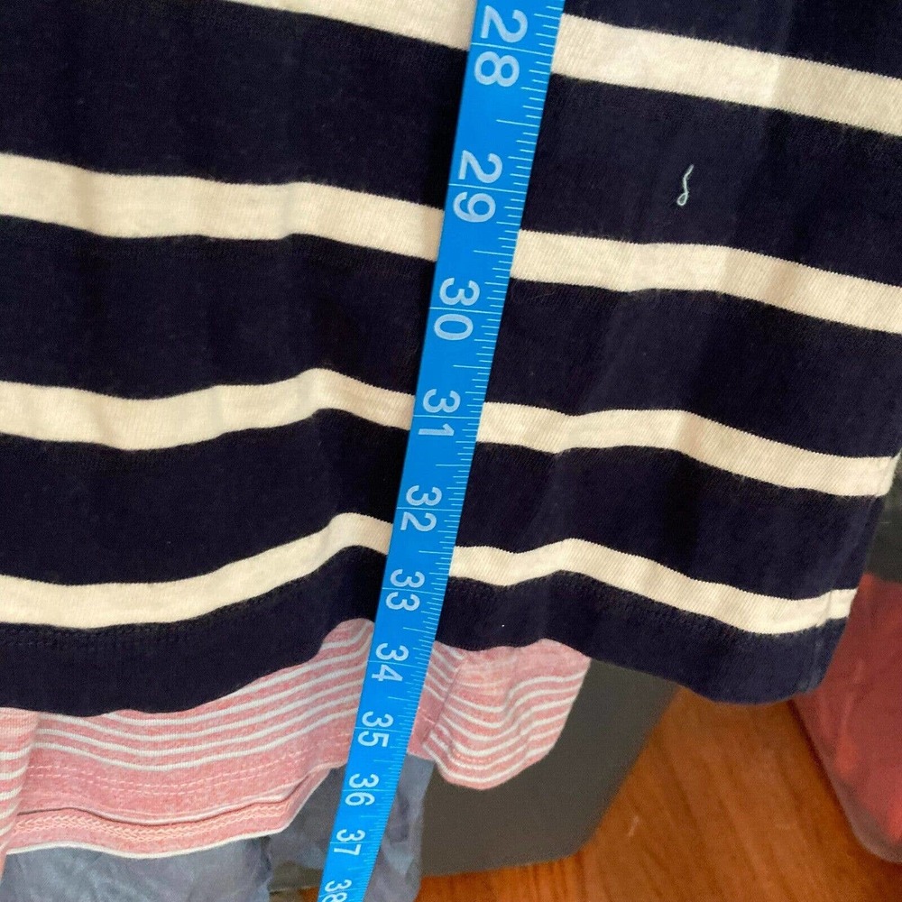 Boden Dress Womens Sz S Blue White Striped Cotton Shift Jersey Knit Stretch - Picture 7 of 9